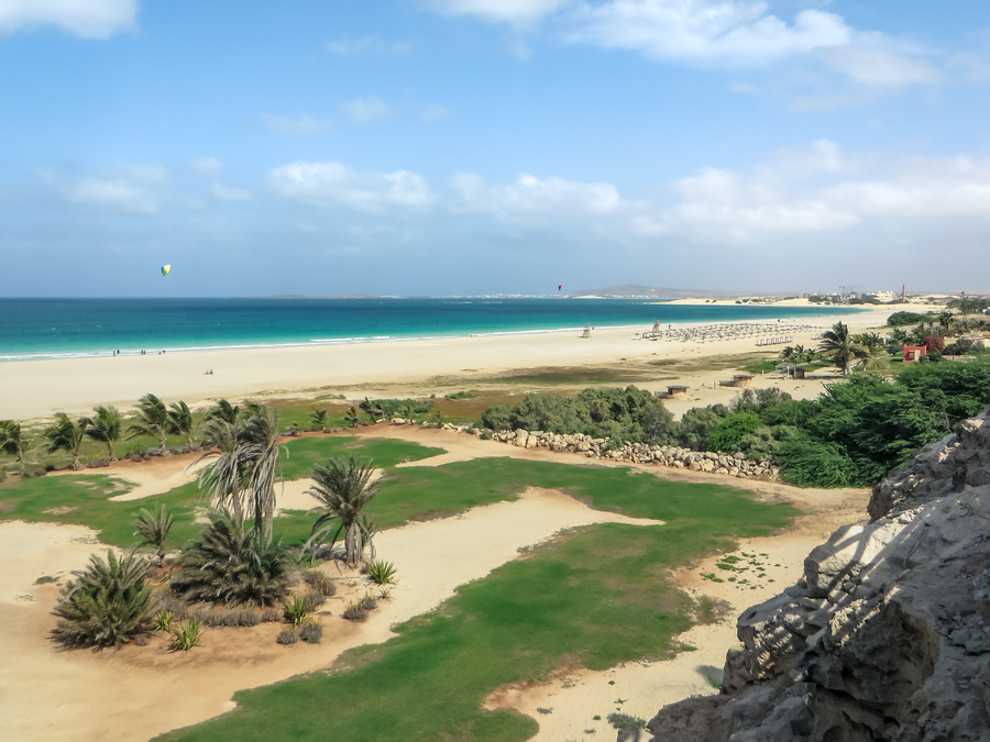 Plage Praia de Chaves Boa Vista Cap vert