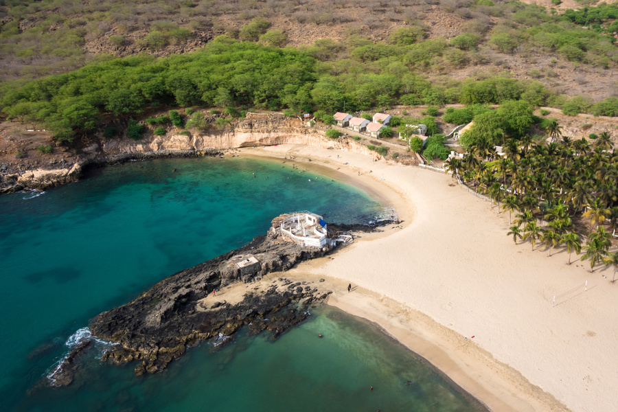 Plage Tarrafal Cap-Vert