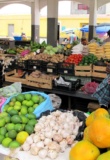 Assomaga - marché de fruits et légumes à Mindelo, Cap Vert