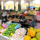 Assomaga - marché de fruits et légumes à Mindelo, Cap Vert