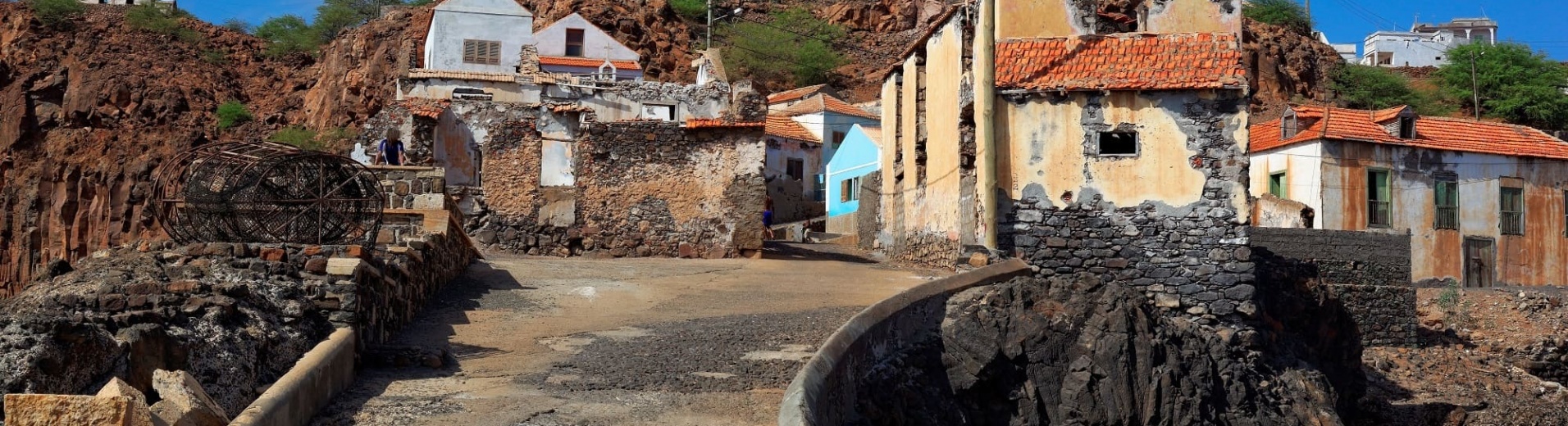 Petit village de pêcheur, île de Sao Nicolau, Cap Vert