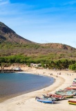 Plage sur l'île de Santiago, Cap Vert