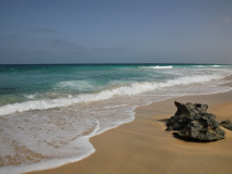 Plage sur l'île de Maio