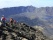 Randonnée sur les flancs d'un cratère de volcan, Cap Vert